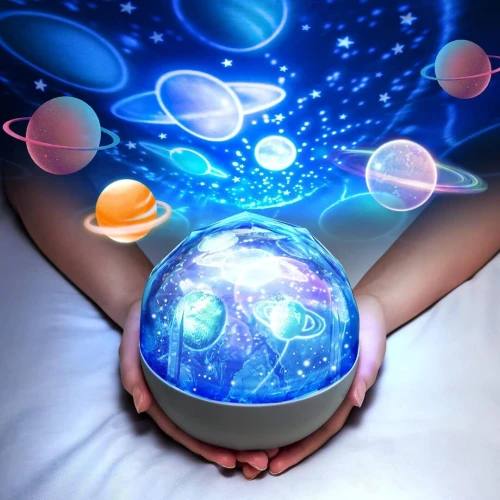 Projecteur Galaxie & Océan 360° – Veilleuse LED Enfant™